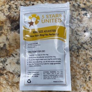 Gold Ring Size Adjuster - Packaged Coil Adjusters